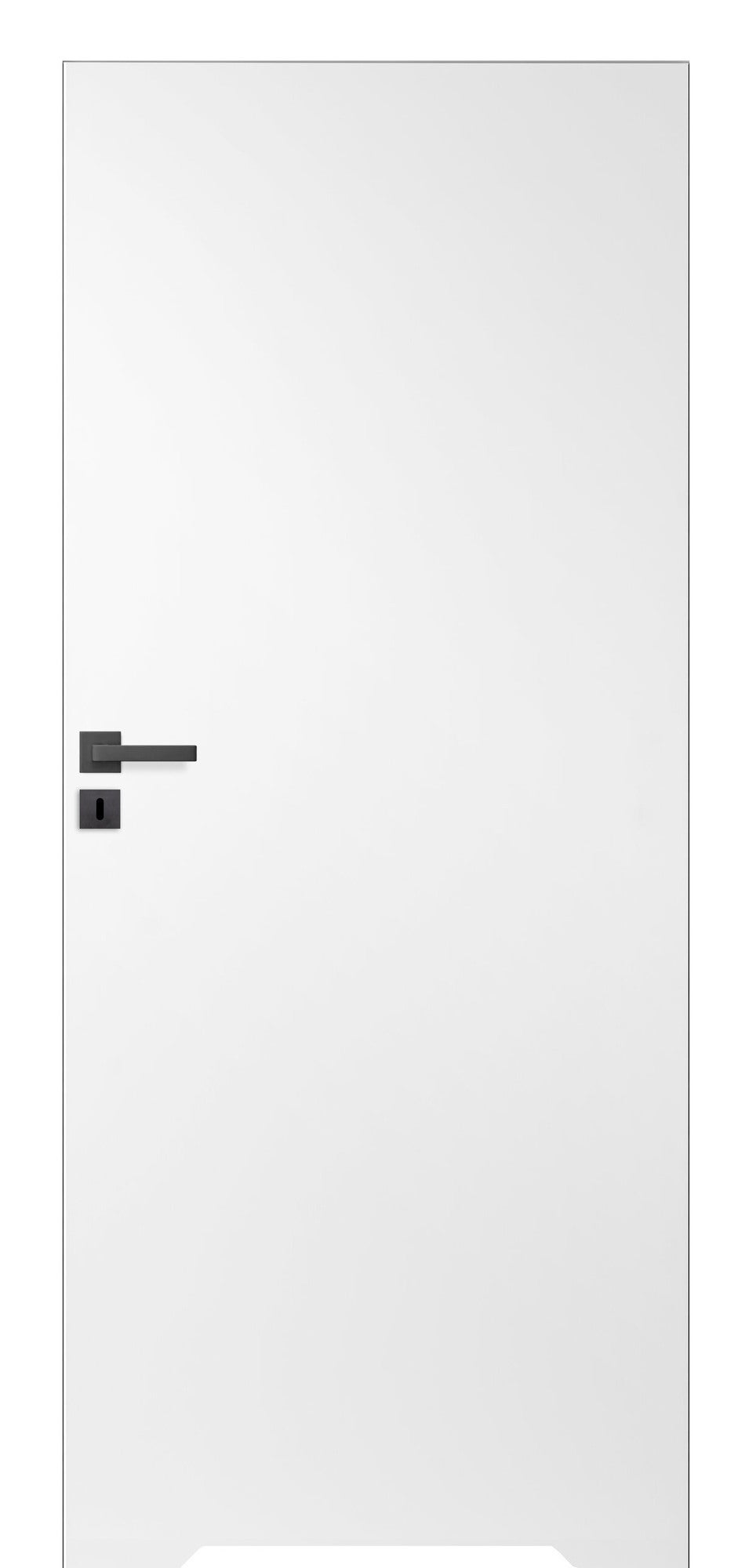 Skrzydło łazienkowe Uno Premium bezprzylgowe 80 prawe białe
