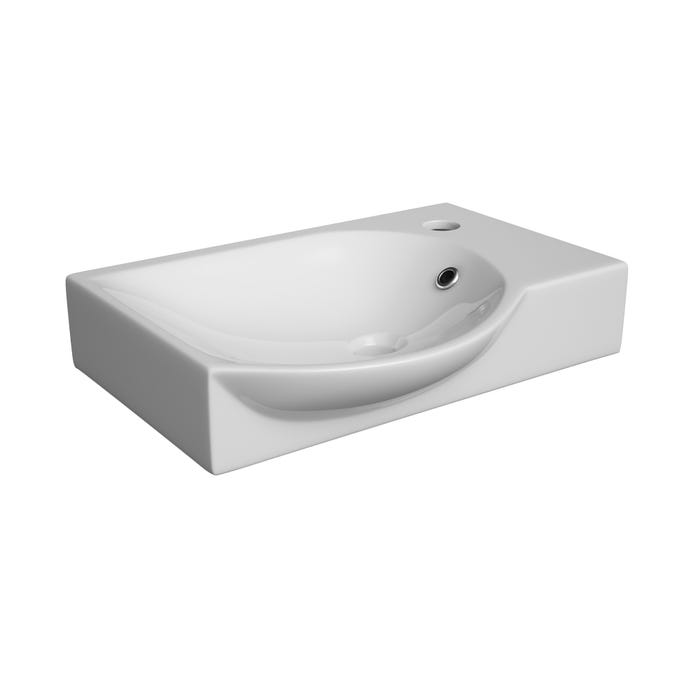 Umywalka meblowa Onas Tummy 40 x 29 cm biała