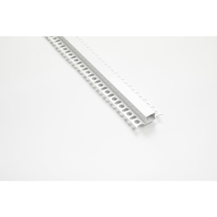 Zestaw profili Gaudi aluminiowy natynkowy do taśm LED 8-10mm lakierowany biały 2m 13x20mm