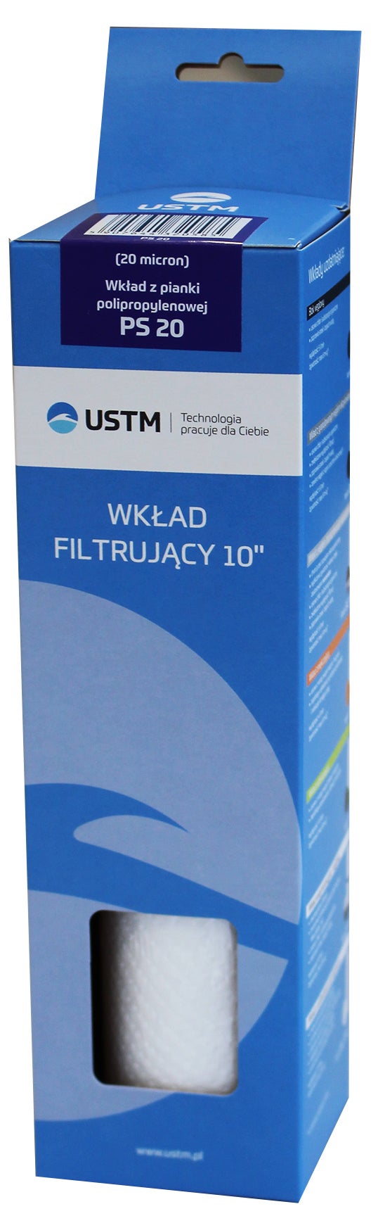 Wkład piankowy 20 mikron 10" 1