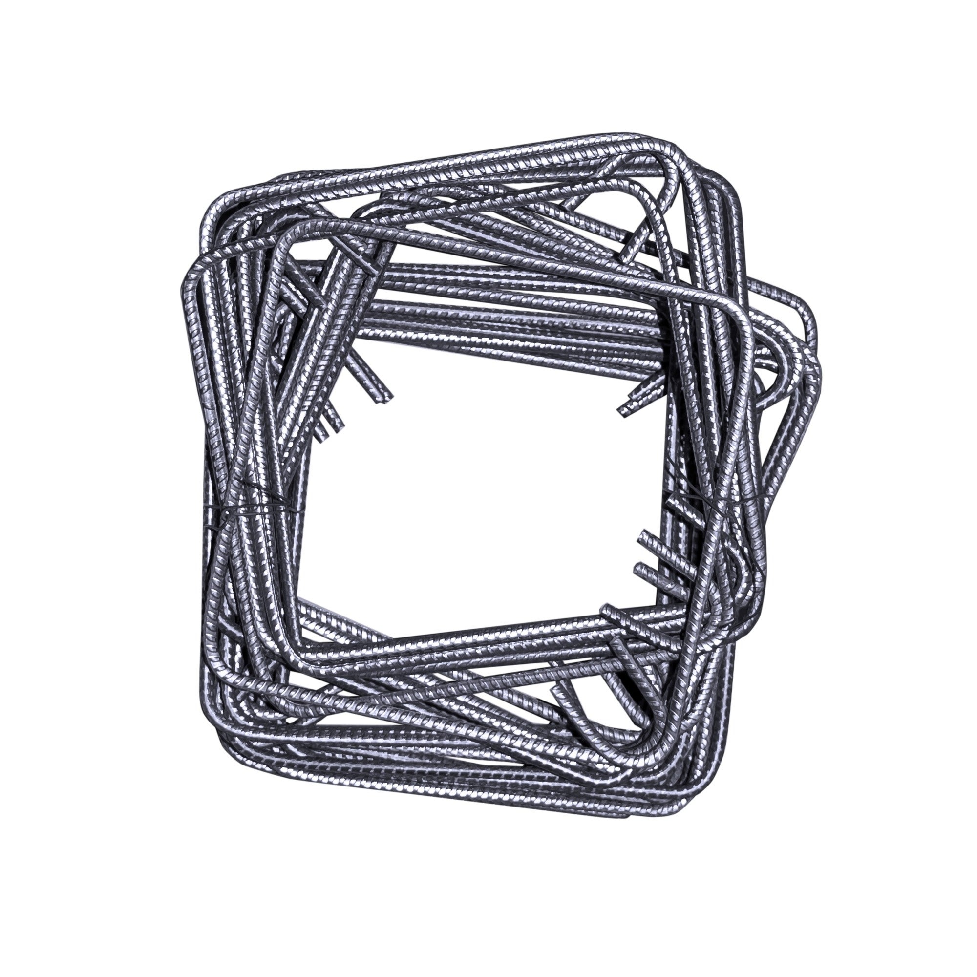 Strzemiona stalowe 25x30 cm, fi 6 mm, 20 szt. 0