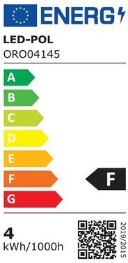 Żarówka LED E27 4W 400lm filament KUL chlodno biała LP 1