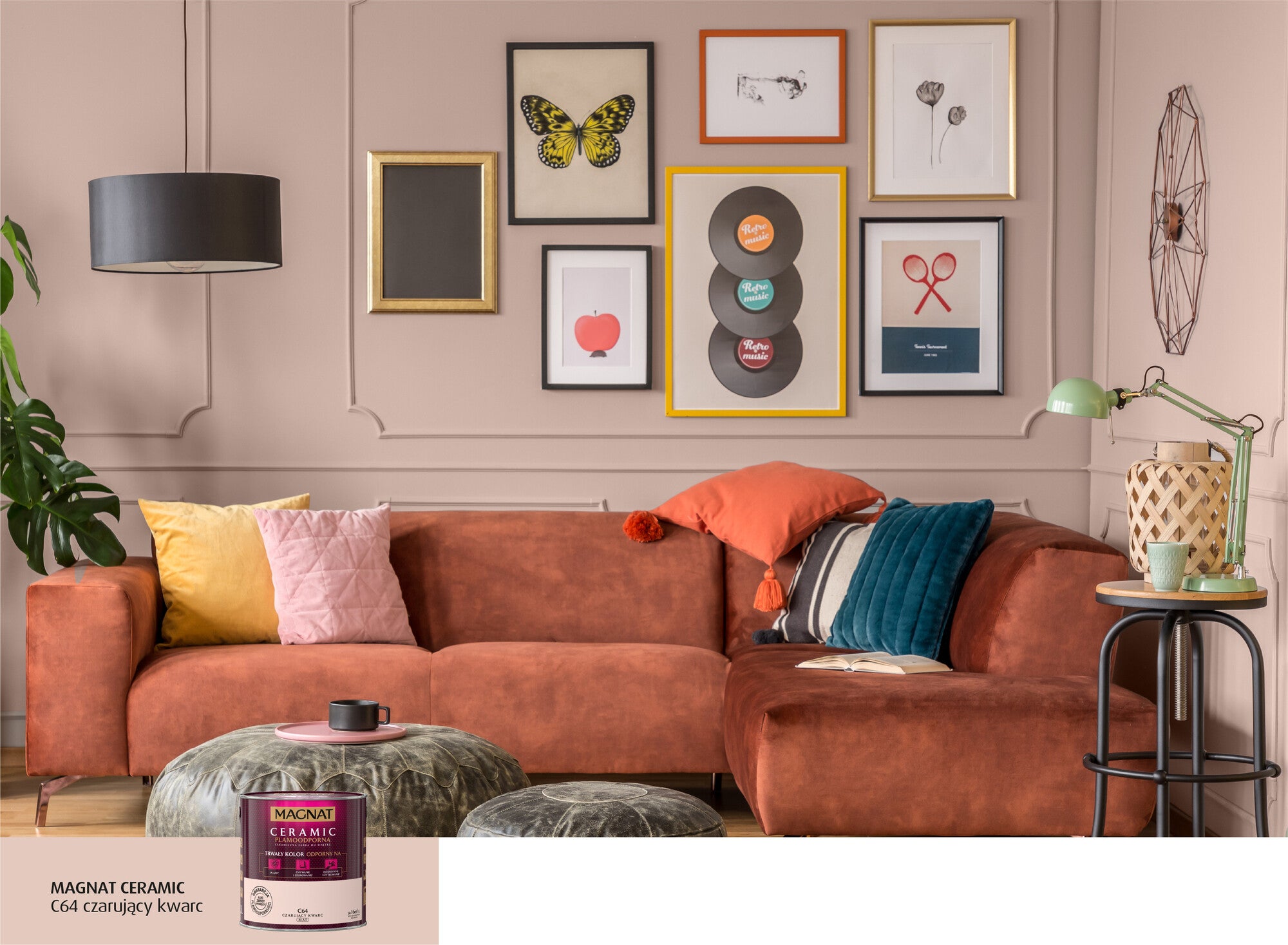 Farba Magnat Ceramic czarujący kwarc 2,5l 1