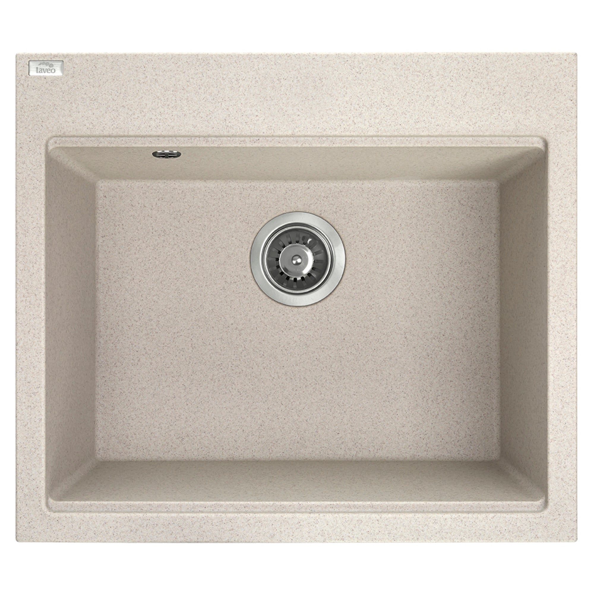 Zlew granitowy Tau 50 x 57 cm beż 0