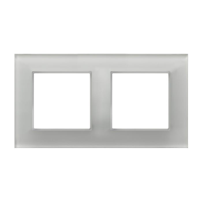 Ospel Aria ramka szkło białe pojdwójna