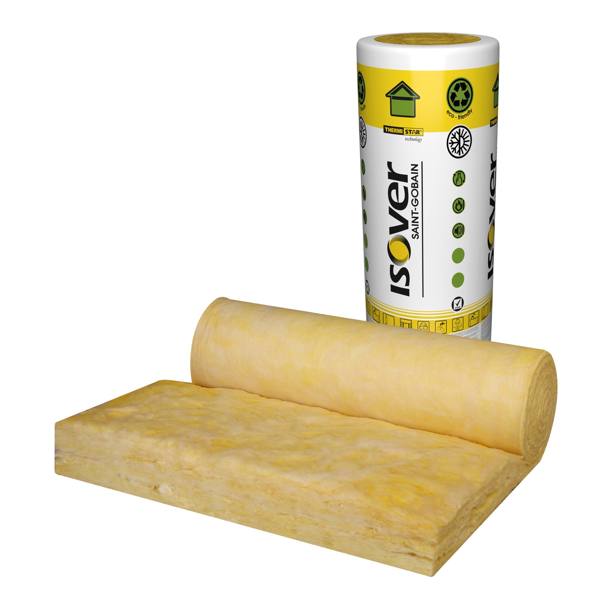 Wełna mineralna Isover KT-34 15 cm szklana 0,034 W/(mK) 3,36 m2