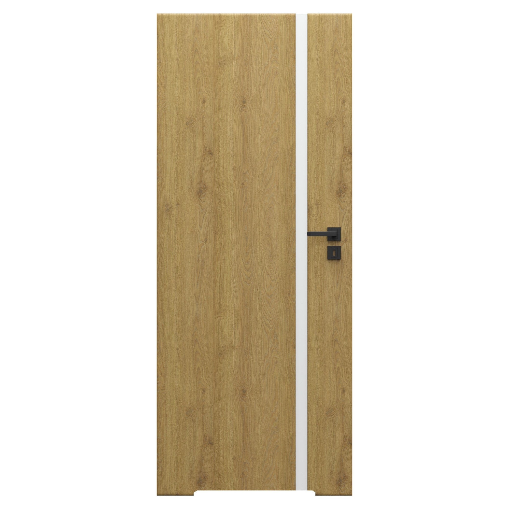 Skrzydło łazienkowe Loft 4A bezprzylgowe 80 lewe dąb naturalny