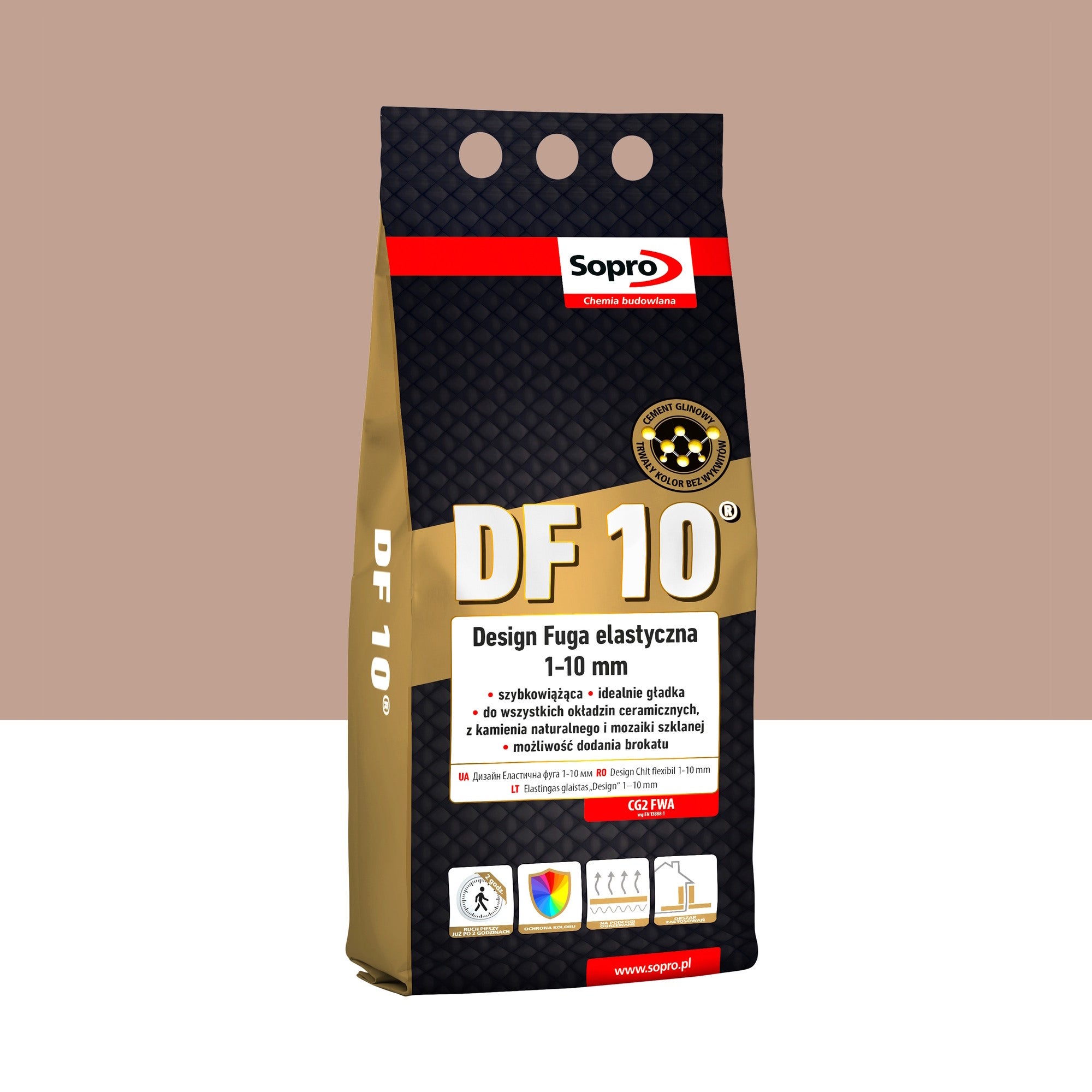 Fuga elastyczna Sopro DF 10 KARMEL 38 2kg