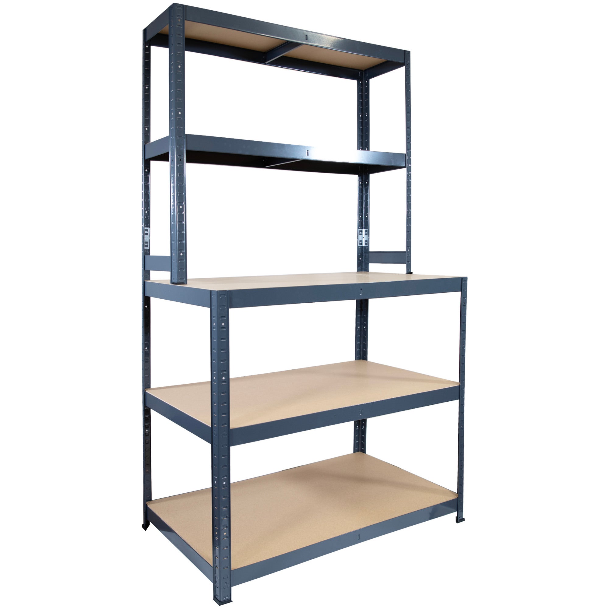 Regał magazynowy Multi wym. 180x100x30/60 cm, 5 półek, 200 kg 1