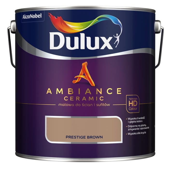 Farba Dulux Ambiance Ceramic prestige brown 2,5l