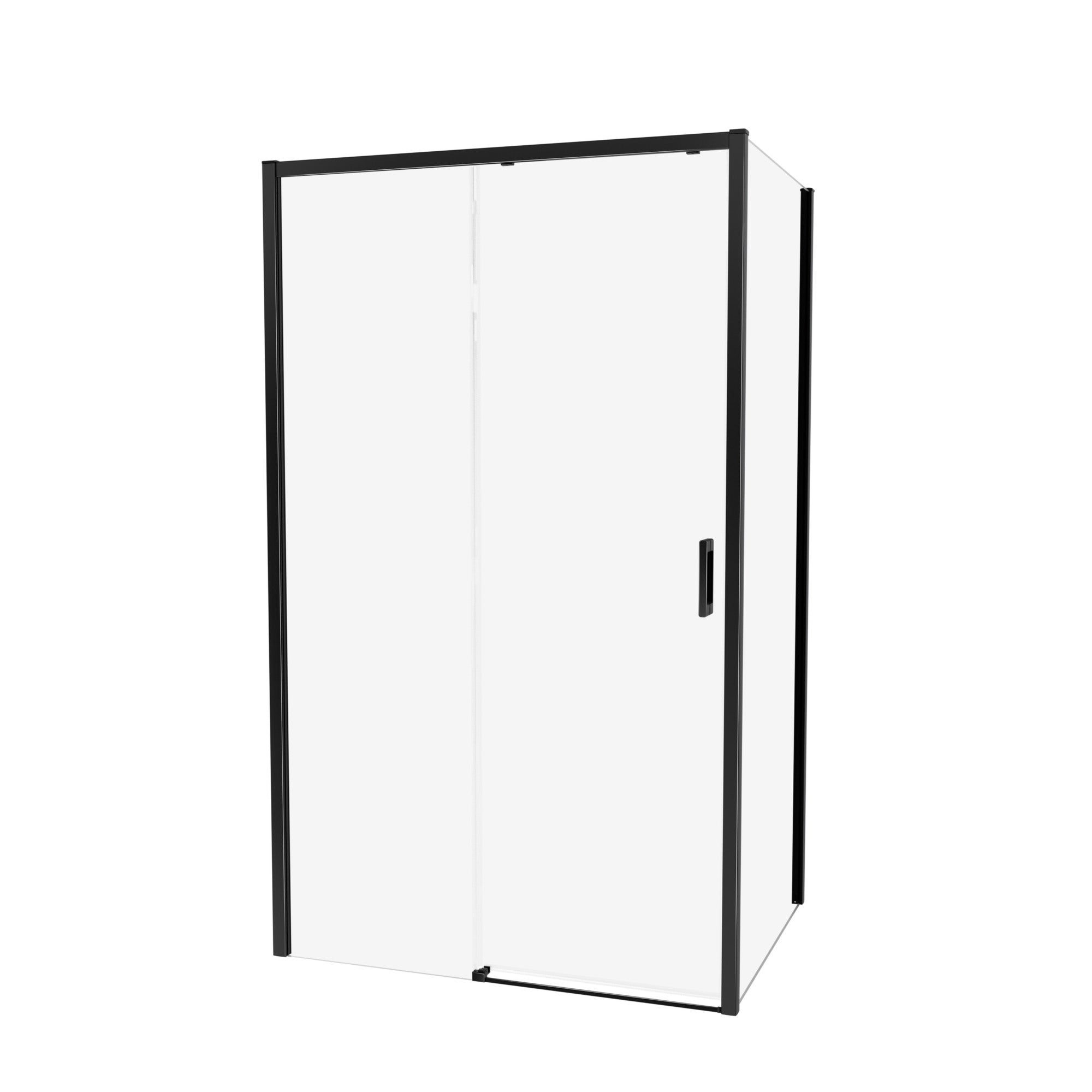 Kabina prysznicowa Kabri Avance Black lewa 150x70 cm
