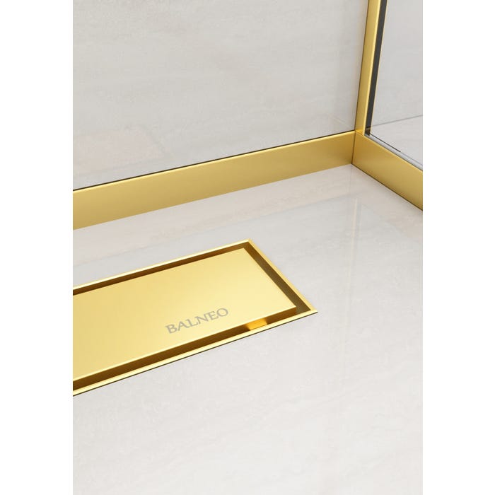 Listwa spadkowa podłogowa prawa 120 cm złota