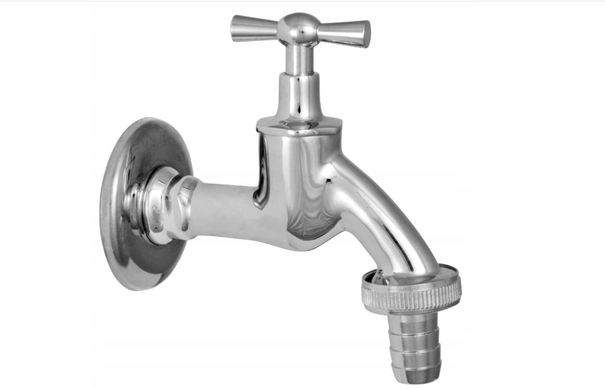 Zawór czerpalny grzybkowy 1/2" z rozetą, chrom