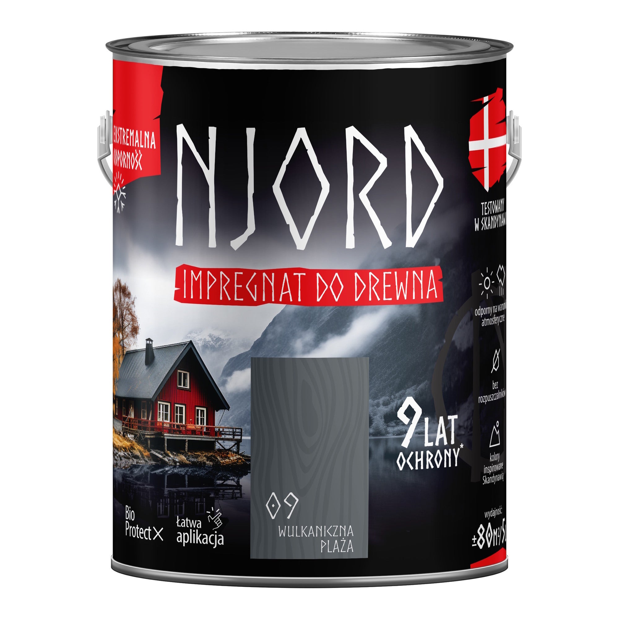 Njord impregnat do drewna wulkaniczna plaża 5L 0
