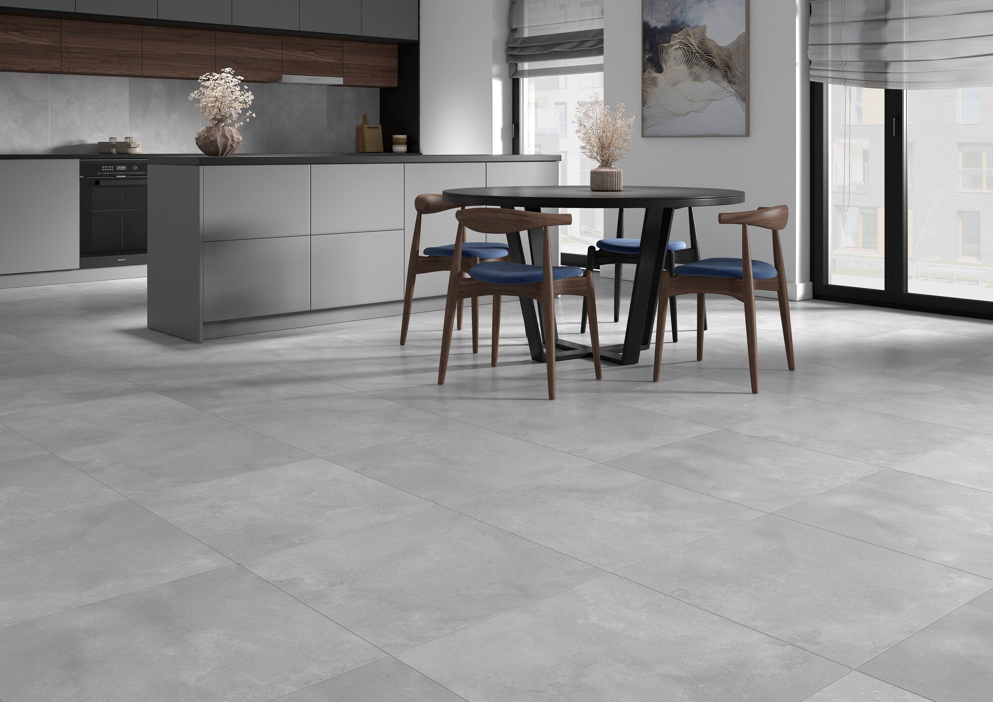 Gres szkliwiony Marti light grey 59,7x59,7 cm 1,78 m2 6