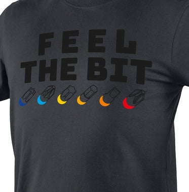 T-shirt z nadrukiem FEEL THE BIT 81-641 NEO, rozm. 2XL (56) 4