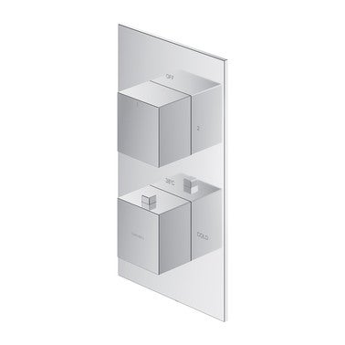 Bateria podtynkowa wannowo-prysznicowa Omnires Fresh FR7136ROCR