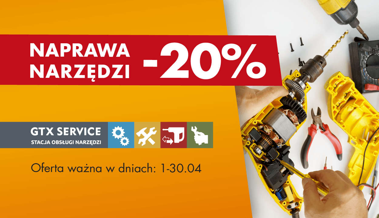 GTX naprawa narzędzi
